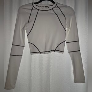 XS Garage Long Sleeve Crop Top